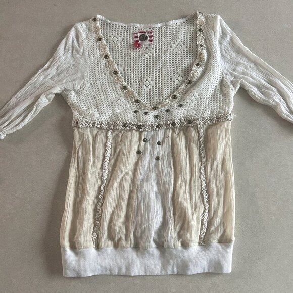 RARE Free People Ice Princess Tiered Top ASO Alex Russo - Picture 9 of 16